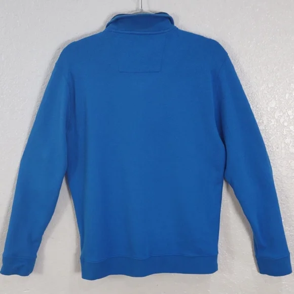 Southern Tide, Size M,Men's Blue Quarter-Zip Sweater - Picture 9 of 17